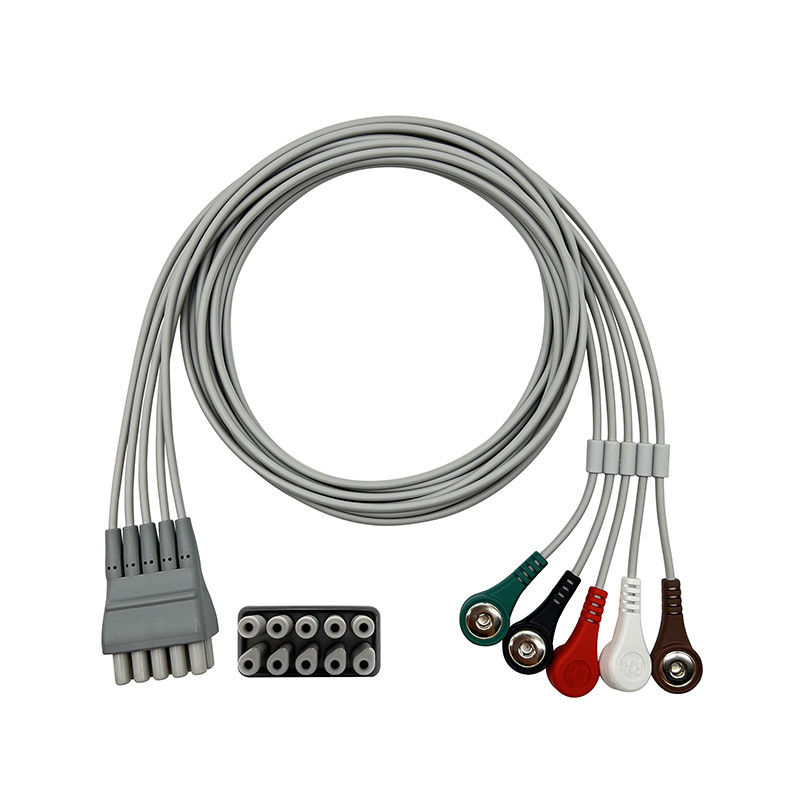 9293-059-50 ويلش ألين مجموعة الرصاص ECG، 3 أو 5 سلك صلب النهايات