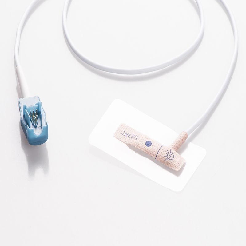 متوافق مع GE OXYTIP OXY-AP Oximax Spo2 مستشعر ملصق مرة واحدة