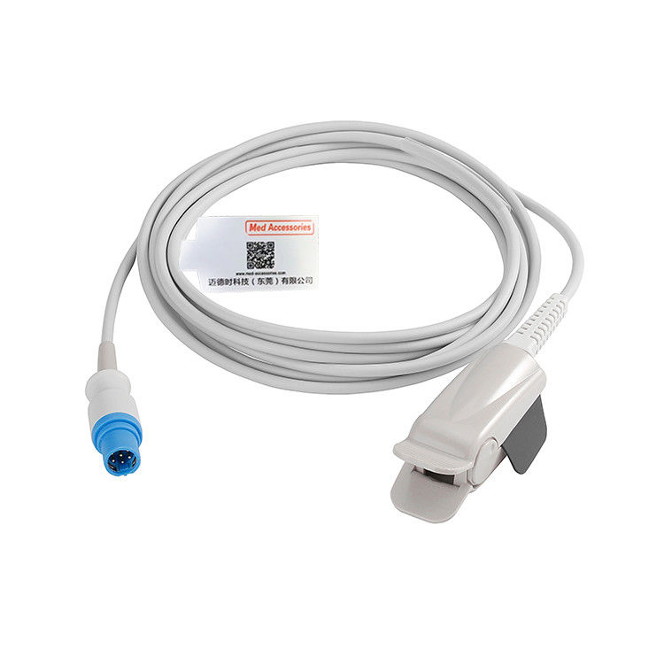 مستشعر Spo2 متعدد الاستخدام Drager 7 Pin TPU المواد الرمادي