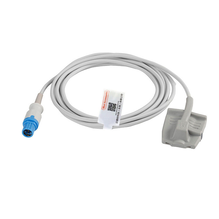 مستشعر Spo2 متعدد الاستخدام Drager 7 Pin TPU المواد الرمادي