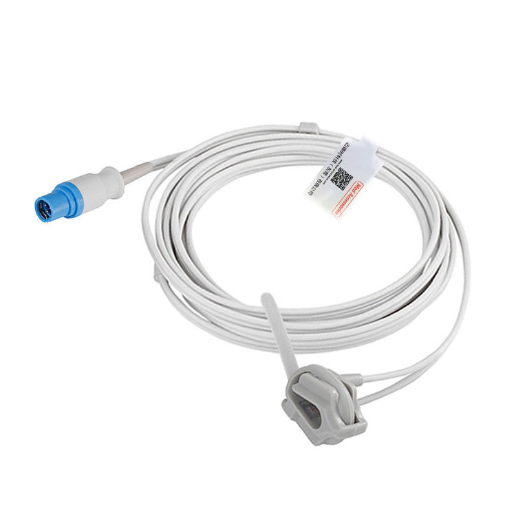 مستشعر Spo2 متعدد الاستخدام Drager 7 Pin TPU المواد الرمادي