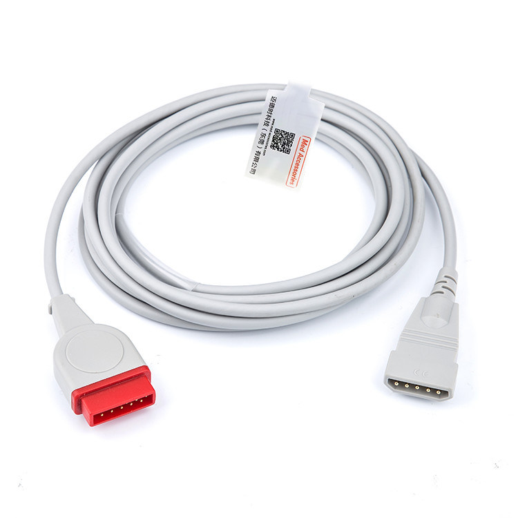 الضغط الدموي الغازي (IBP Adapter) كابل (GE Healthcare Transducer)