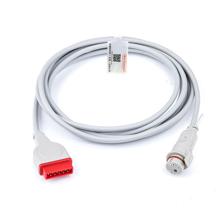 الضغط الدموي الغازي (IBP Adapter) كابل (GE Healthcare Transducer)