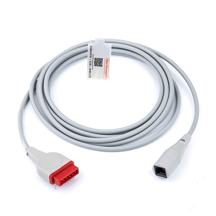 الضغط الدموي الغازي (IBP Adapter) كابل (GE Healthcare Transducer)