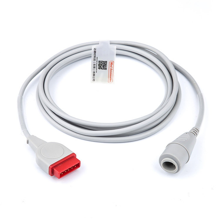 الضغط الدموي الغازي (IBP Adapter) كابل (GE Healthcare Transducer)