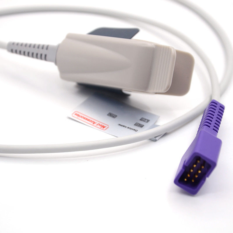 ملحقات المستشفيات الكبار مقطوعة أصابع أصابع عالية الجودة متوافقة مع Nellcor Medical 9Pin مستشعر SpO2 قابل لإعادة الاستخدام