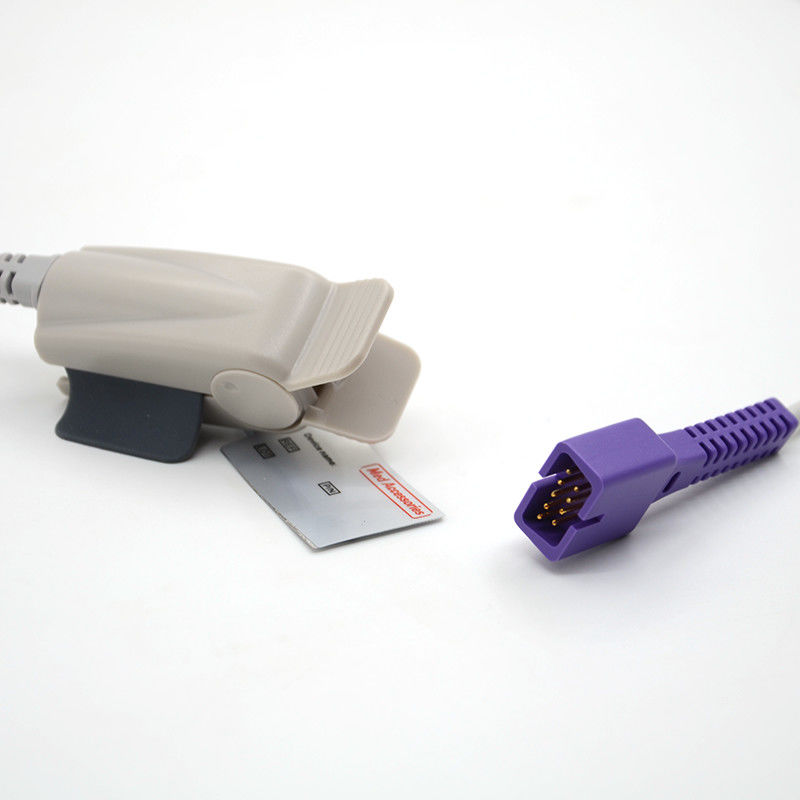 ملحقات المستشفيات الكبار مقطوعة أصابع أصابع عالية الجودة متوافقة مع Nellcor Medical 9Pin مستشعر SpO2 قابل لإعادة الاستخدام