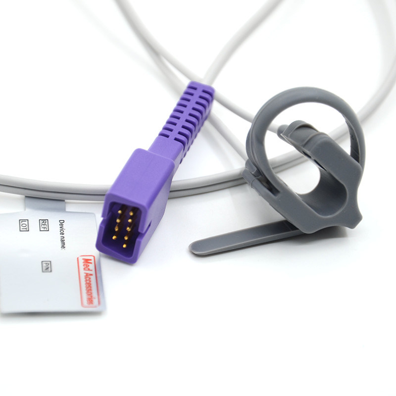 استخدام المرضى حديثي الولادة متوافق مع Nellcor مستخدم مرة أخرى Oximeter 9 دبوس متوافق مع Nellcor Spo2 Sensor