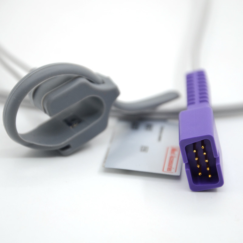 استخدام المرضى حديثي الولادة متوافق مع Nellcor مستخدم مرة أخرى Oximeter 9 دبوس متوافق مع Nellcor Spo2 Sensor