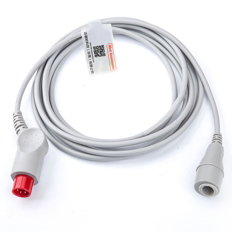 كابل عملي متوافق مع IBP Mindray إلى MX 12 Pin Multi Function لون رمادي
