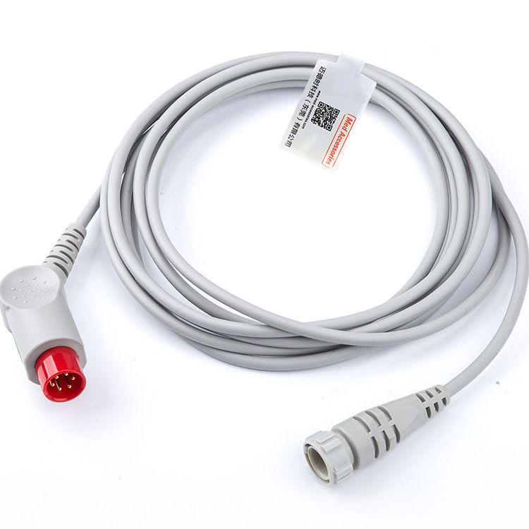 كابل عملي متوافق مع IBP Mindray إلى MX 12 Pin Multi Function لون رمادي