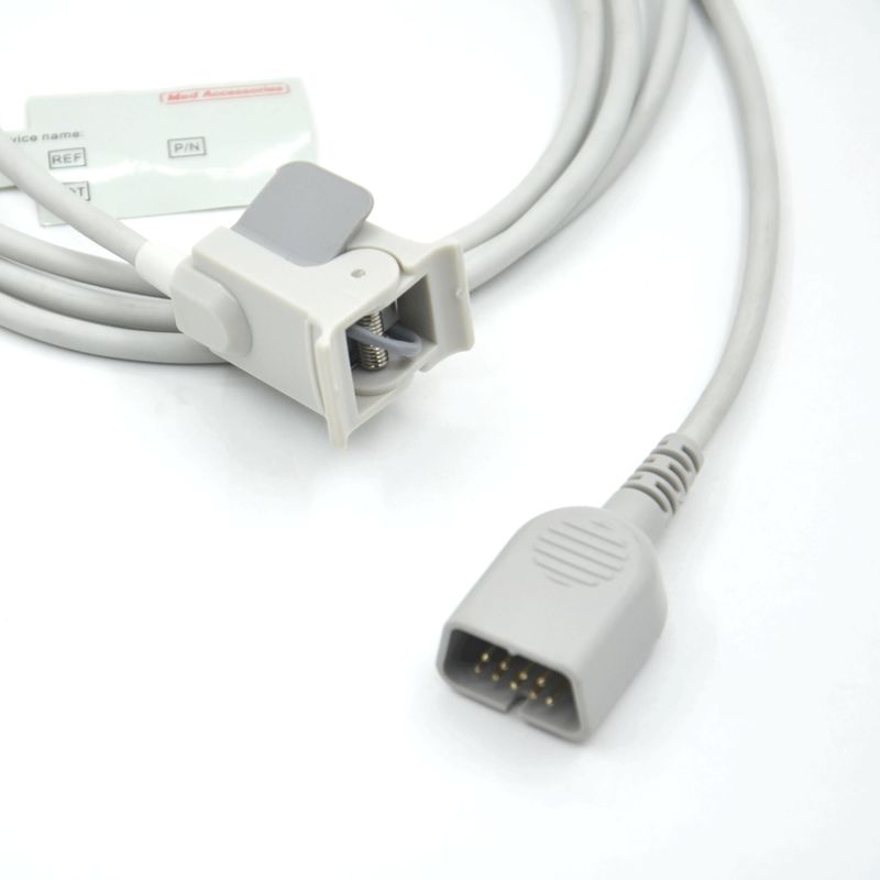 المصنعين مراقبة الملحقات أصابع الأطفال متوافقة نيهون كوهدن 9pin مستشعر SpO2 قابلة لإعادة الاستخدام