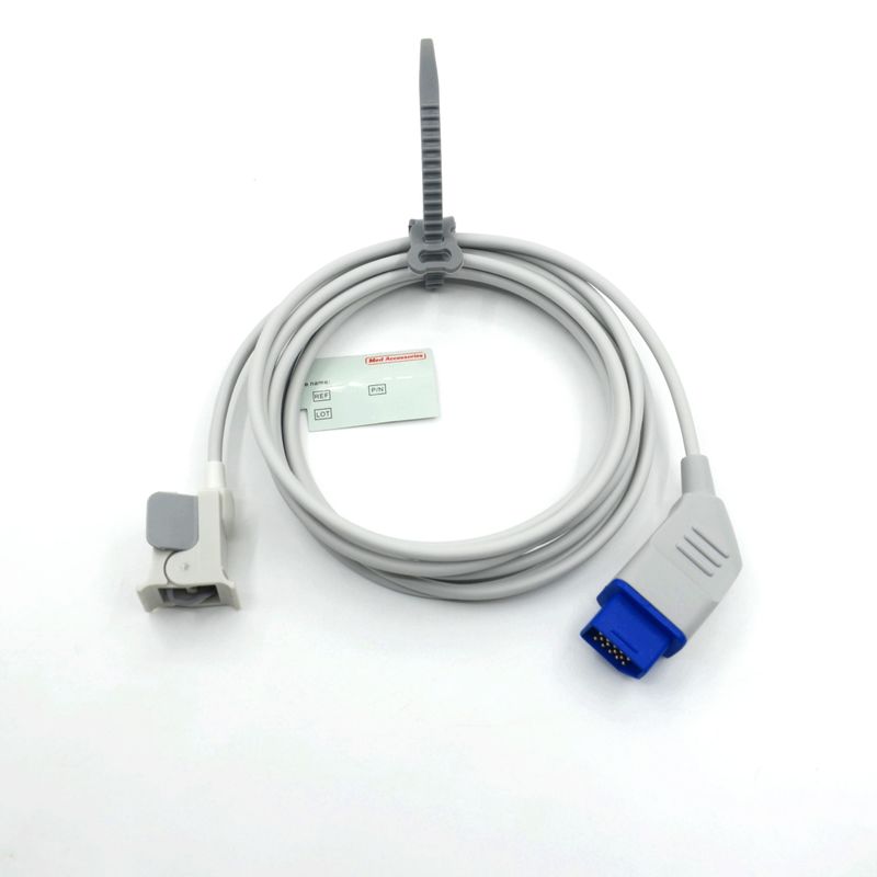 ملحقات شاشة قابلة لإعادة الاستخدام من الشركة المصنعة متوافقة مع مستشعر Nihon Kohden Pediatric finger Spo2 القابل لإعادة الاستخدام بـ 14 سنًا