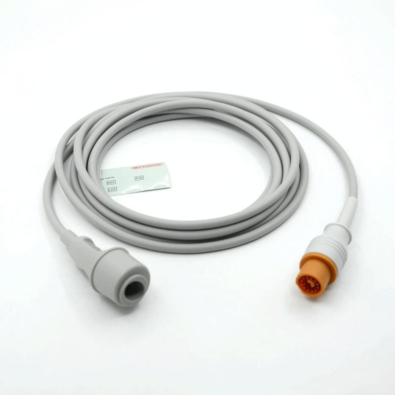 ملحق شاشة طبية عملي رمادي اللون متوافق مع كابل قياس الضغط متعدد الوظائف Fukuda To Edward