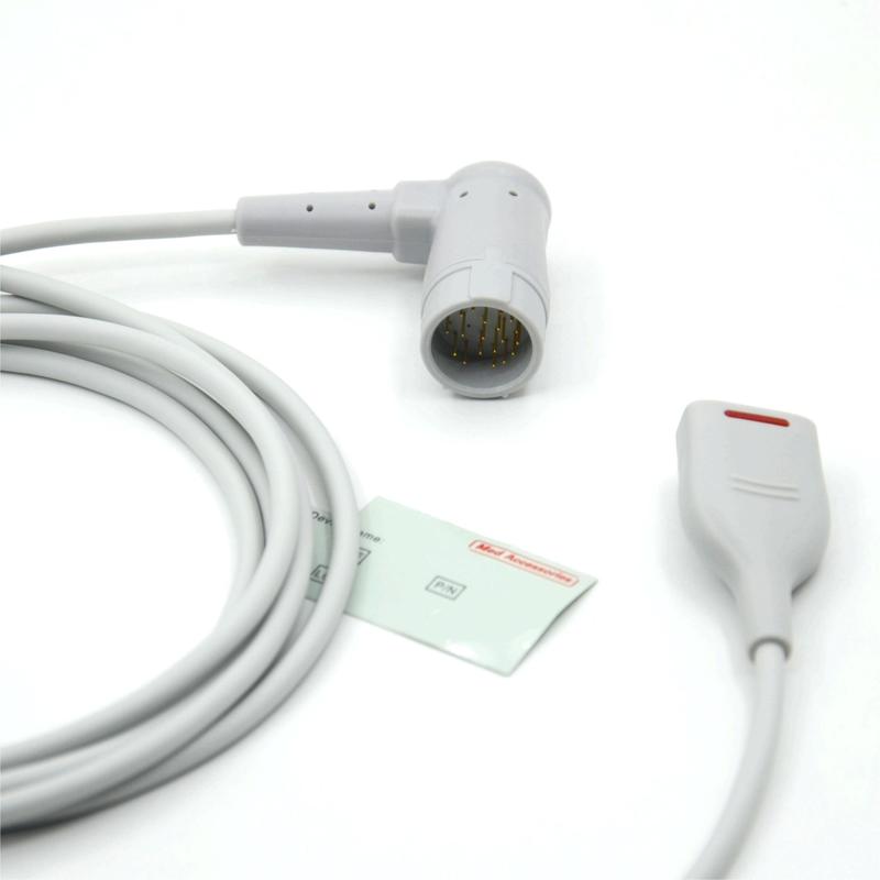 كابل محول ملحق طبي متوافق مع Philips إلى M SpO2، كابل تمديد Spo2 من مادة TPU
