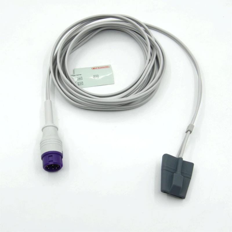 متوافق مع Mindray Epm15 قابل لإعادة الاستخدام صانع الرقابة الناعمة الأطفال ملحقات مستشعر SpO2