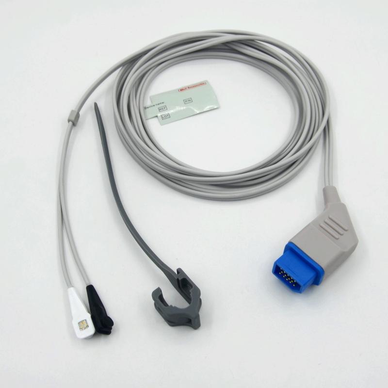 ملحقات جهاز استشعار SpO2 متوافق نيهون كوهدن قابل لإعادة الاستخدام متعدد المواقع الشركة المصنعة شاشة