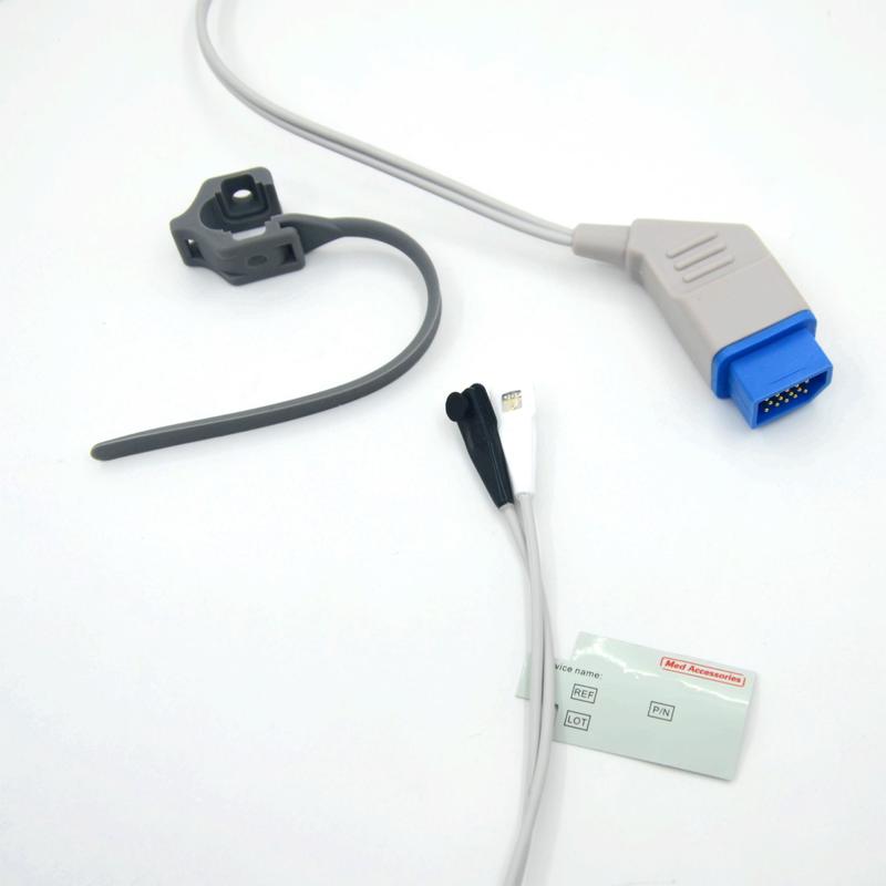 ملحقات جهاز استشعار SpO2 متوافق نيهون كوهدن قابل لإعادة الاستخدام متعدد المواقع الشركة المصنعة شاشة