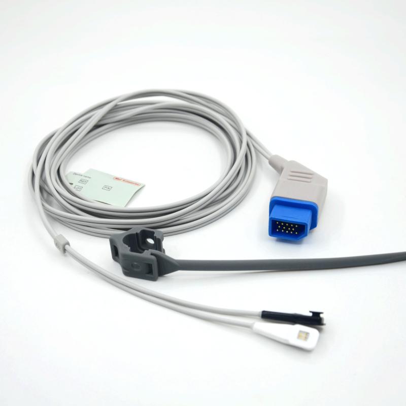 ملحقات جهاز استشعار SpO2 متوافق نيهون كوهدن قابل لإعادة الاستخدام متعدد المواقع الشركة المصنعة شاشة