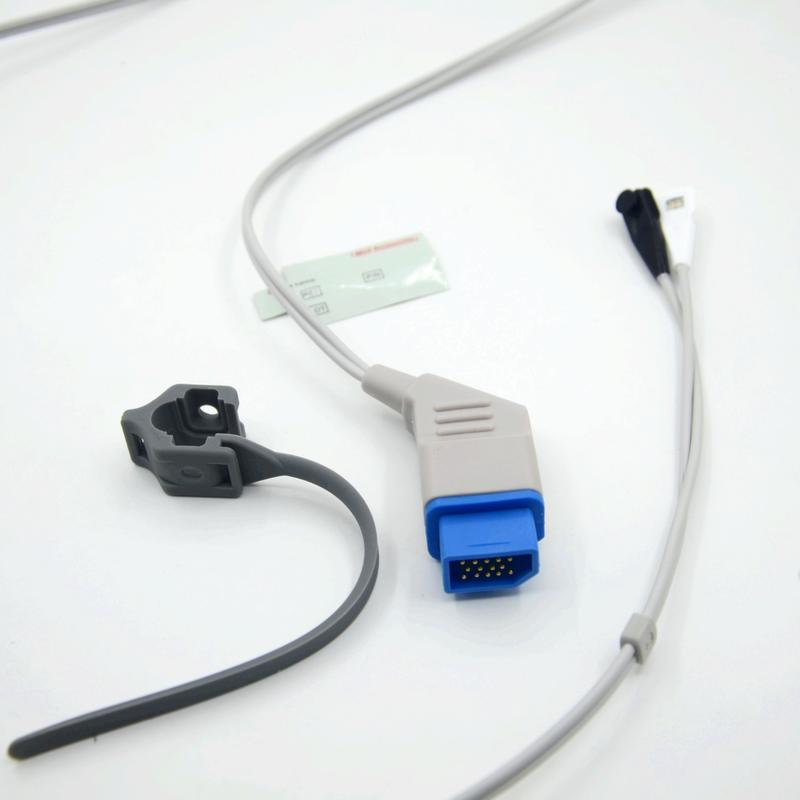 ملحقات جهاز استشعار SpO2 متوافق نيهون كوهدن قابل لإعادة الاستخدام متعدد المواقع الشركة المصنعة شاشة